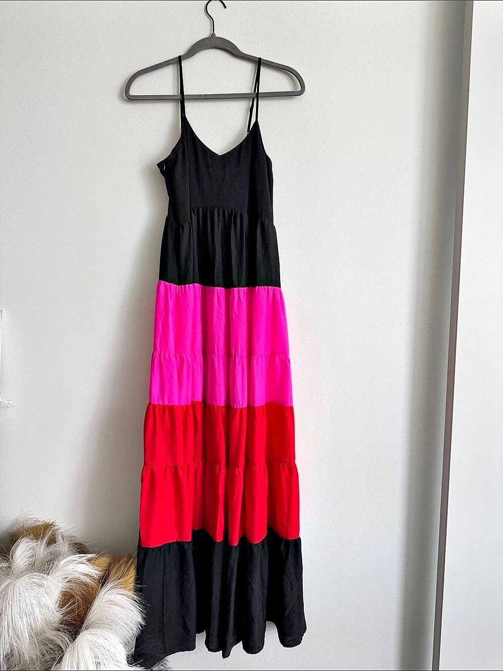 Julie Brown NYC Color Block Maxi Dress Size 2